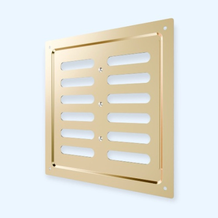 2020MER Gold ERA Решетка вентиляционная MER регулируемая 200х200 окраш.сталь Gold